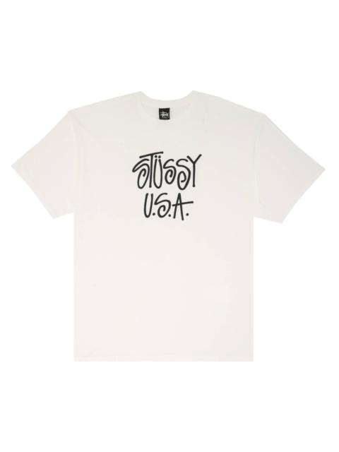Stüssy Stussy USA Tee 'White/Black'