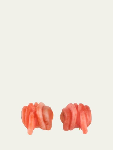 Completedworks Clash Sterling Silver Bio-Resin Post Earrings