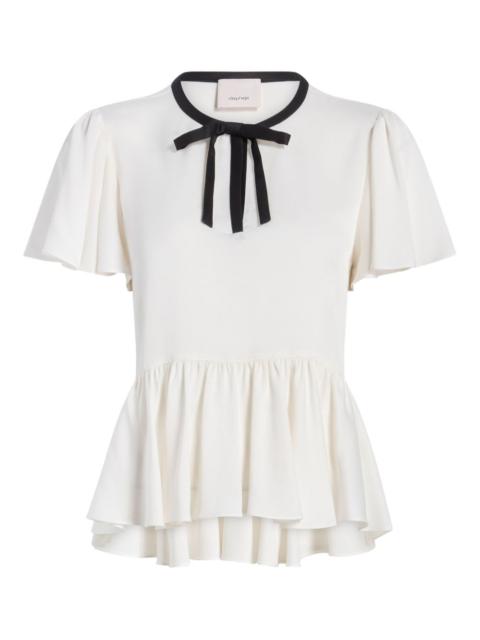 Cinq à Sept Heloise ruffled tie top