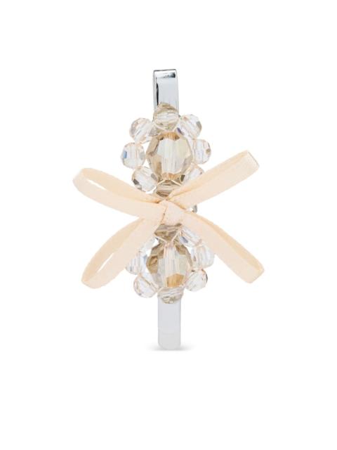 Simone Rocha crystal ribbon hair clip