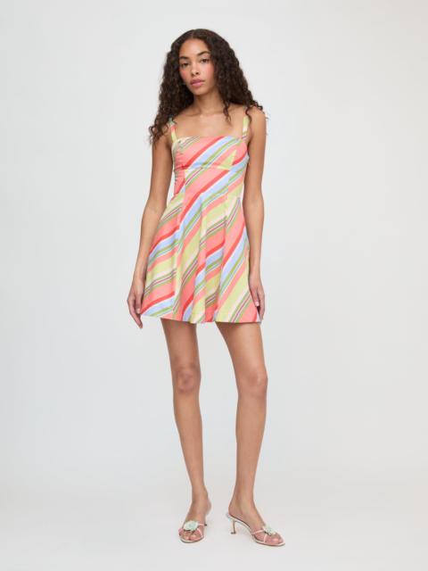 Hill House Home The Margot Mini Dress - Sherbet Stripe