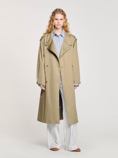 Sandro BELTED TRENCH COAT