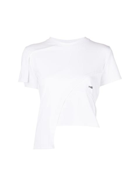 HELIOT EMIL™ logo-print panelled T-shirt