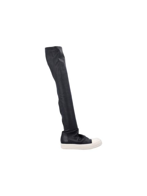 Rick Owens DRKSHDW Rick Owens Hollywood DRKSHDW Knee High Stocking Sneaks Black Milk (Women's)