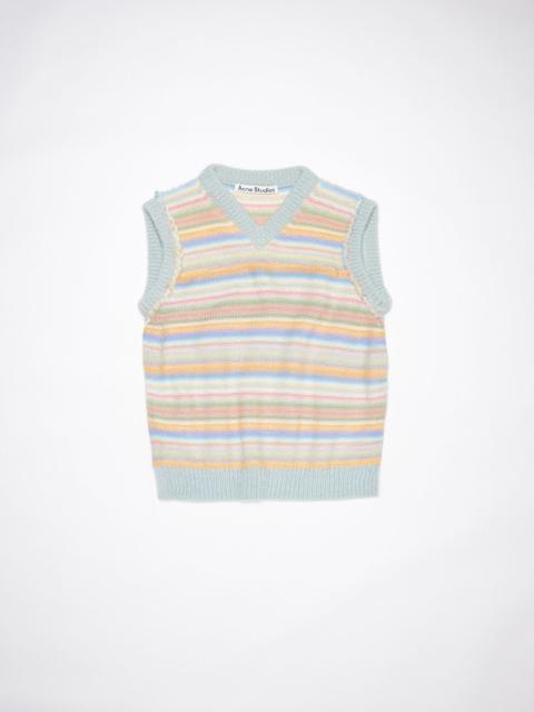 Acne Studios Striped sweater vest - Pale blue/multi