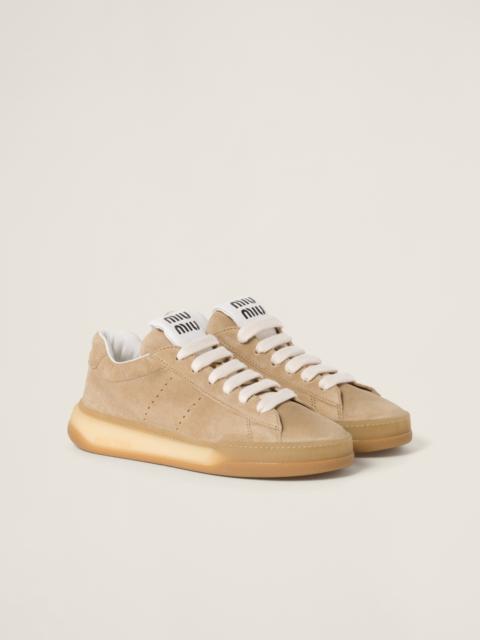 Miu Miu Bleached suede sneakers