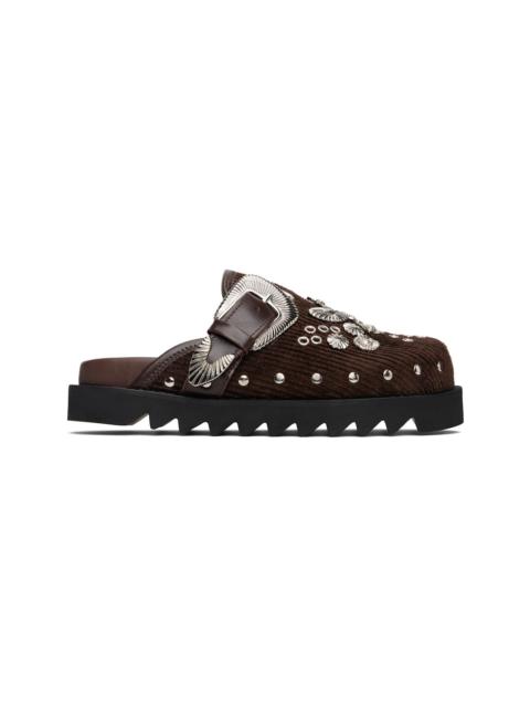 TOGA PULLA SSENSE Exclusive Brown AJ1058 Loafers