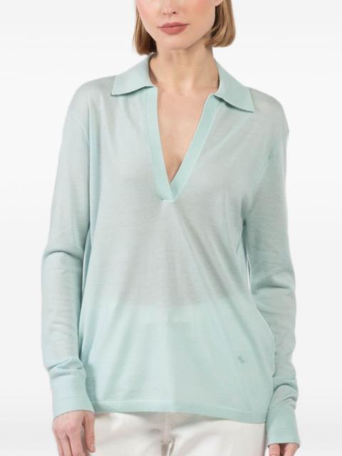 MARIA McMANUS V-neck collared top