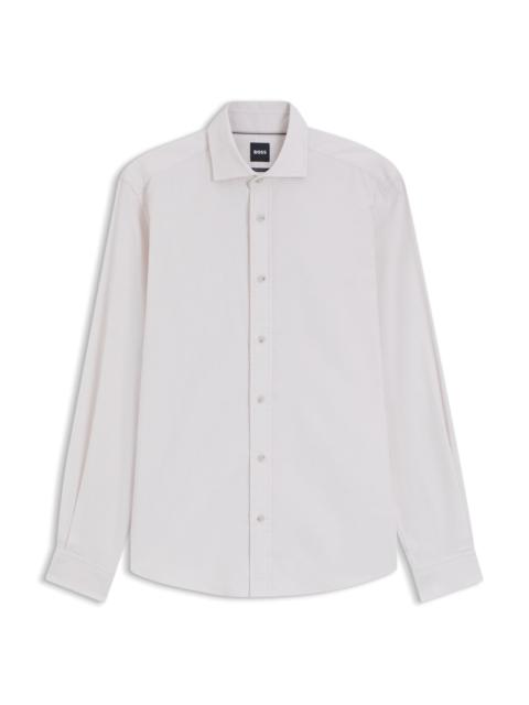 BOSS REGULAR-FIT SHIRT IN COTTON BABY CORDUROY