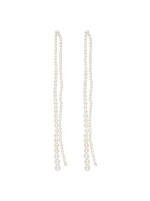 SOPHIE BILLE BRAHE White Promenade de Perles Earrings