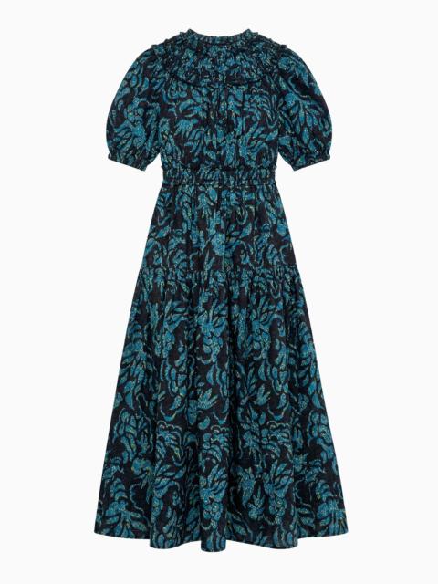 ULLA JOHNSON Othella Short Sleeve Cotton Dress