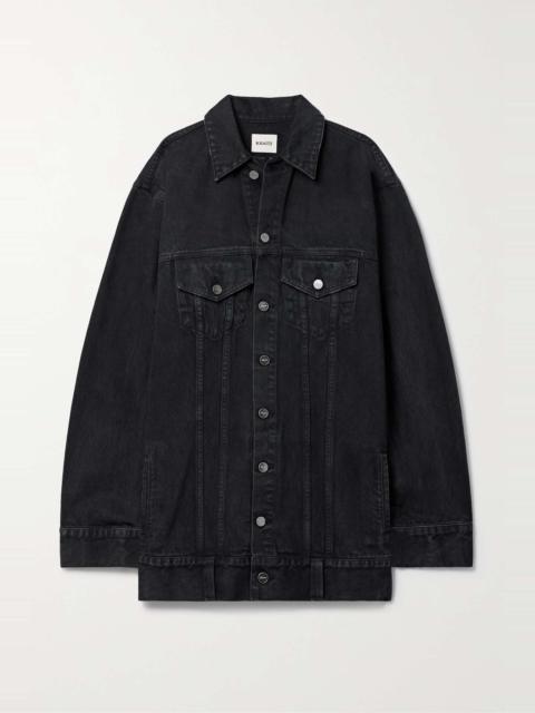 KHAITE Ross oversized denim jacket