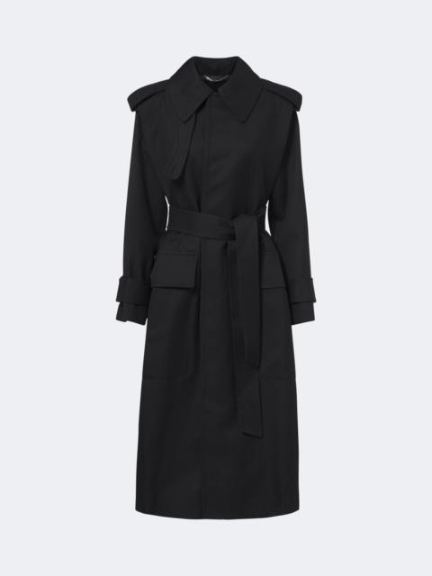 Victoria Beckham Philippa virgin wool twill trench coat