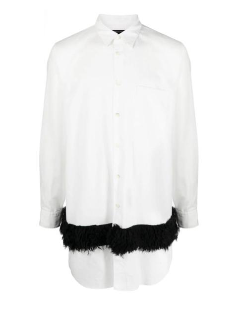 Comme des Garçons Homme Plus Fur Hem Shirt