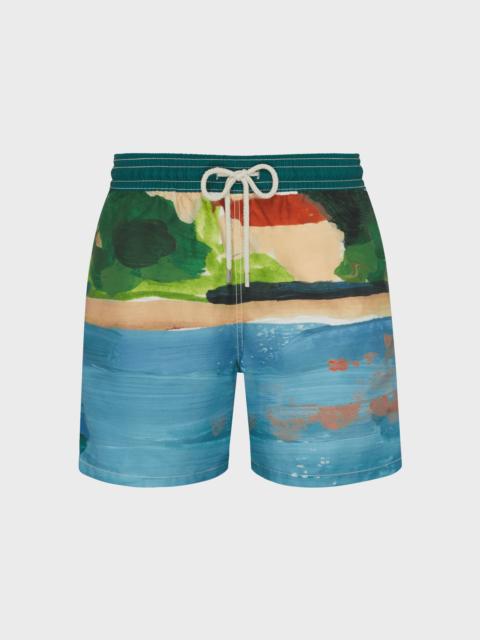 Vilebrequin Men Swim Trunks 360 Landscape - Vilebrequin x Highsnobiety