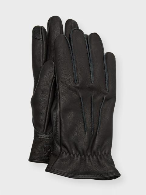 UGG Men's 3 Point Leather Gloves