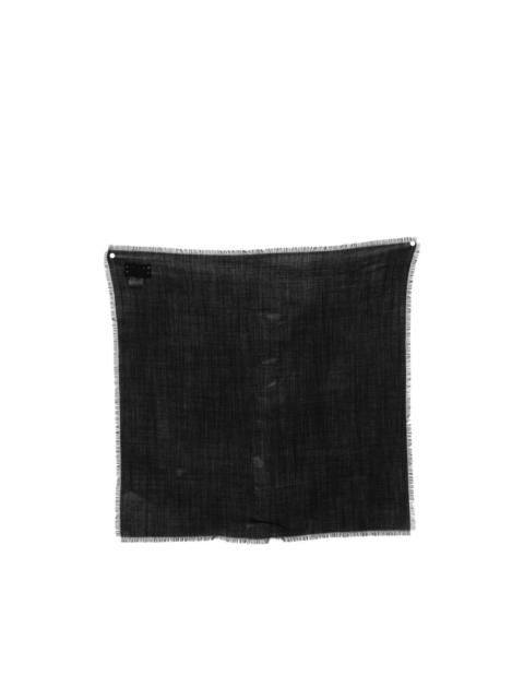 RIER frayed-edge scarf