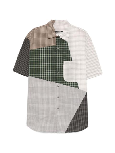 Song for the Mute pachecked-pattern shirt