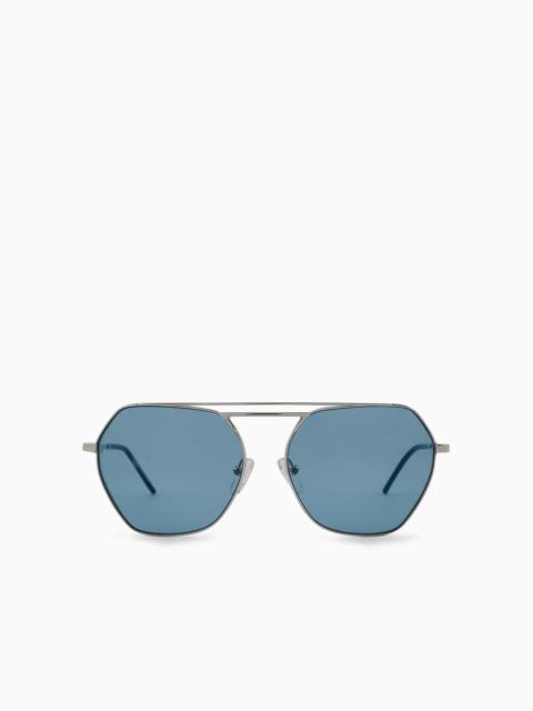 EMPORIO ARMANI Irregular-shaped women’s sunglasses