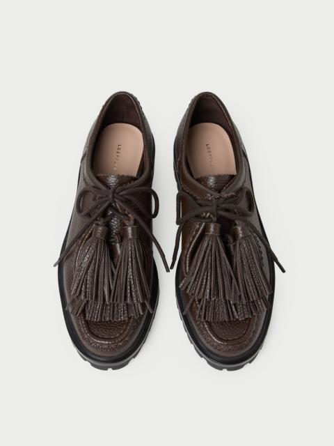 LOEFFLER RANDALL Carter Brown Lug Sole Loafer