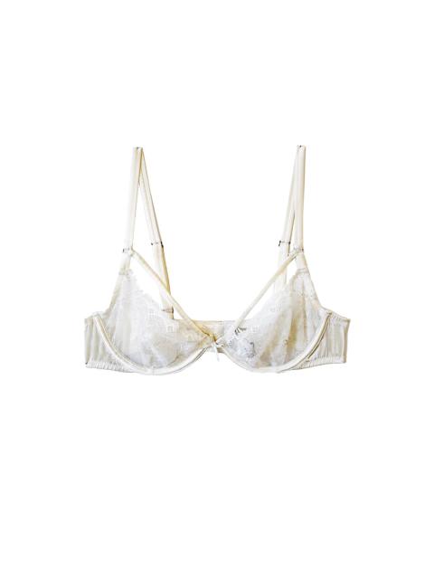 Fleur du Mal Gardenia Lace Demi Bra