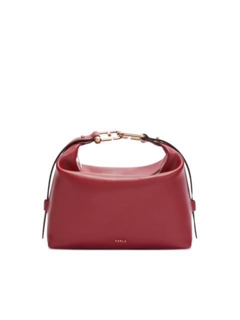 FURLA Tonie textured leather tote bag