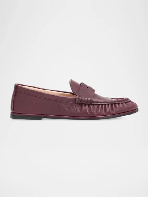 Stuart Weitzman Spencer Leather Penny Loafers
