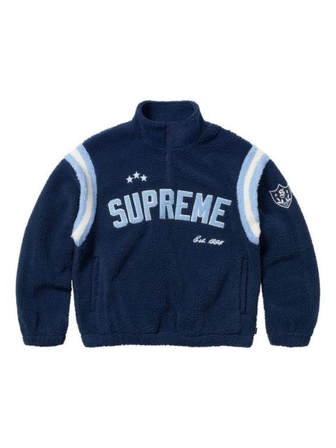 Supreme FW23 Week1 ARC Half Zip Fleece Pullover Jacket 'Navy' SUP-FW23-016