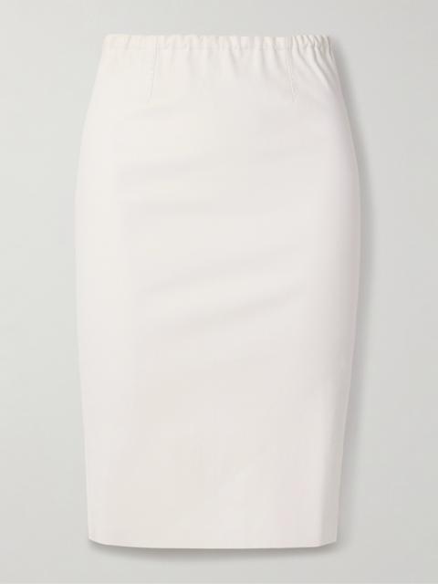 STOULS Gilda Leather Skirt