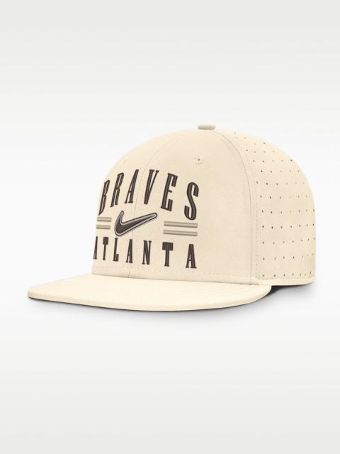 Nike Atlanta Braves True Men's Nike AeroBill MLB Fitted Hat