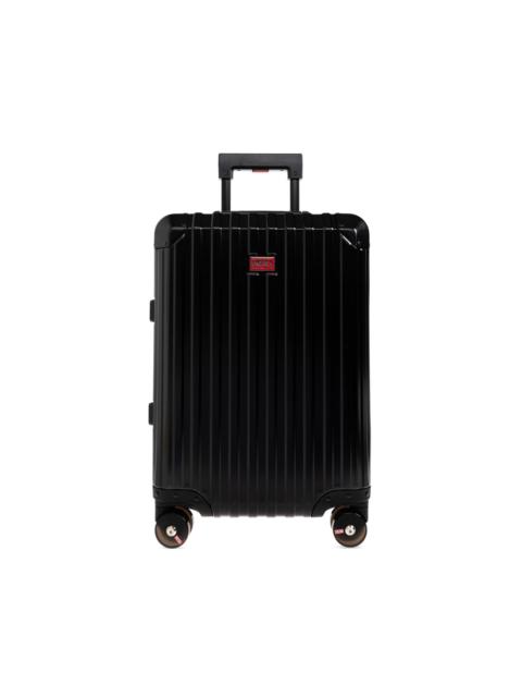 Diesel grooved logo-plaque luggage
