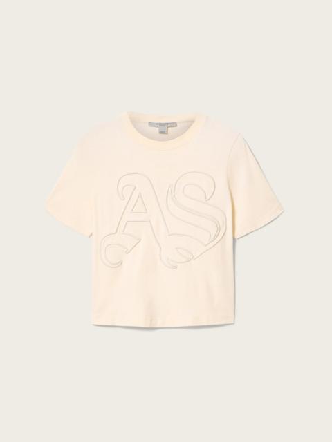 ALLSAINTS LISA EMBOSSED CREW NECK T-SHIRT