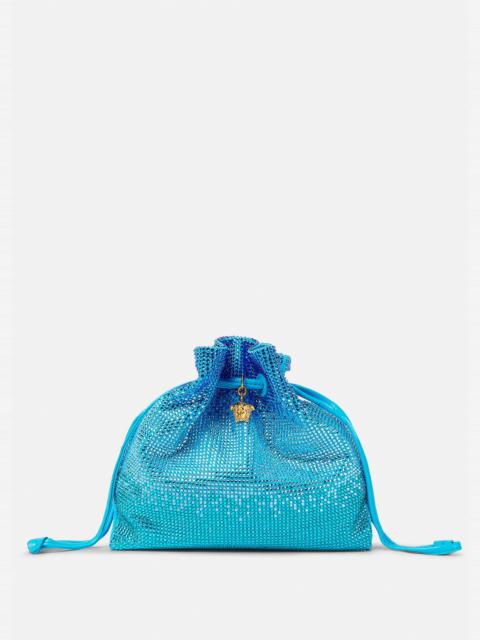 VERSACE La Medusa Studded Mini Bucket Bag