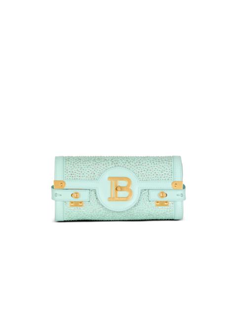 B-Buzz Pouch 23 in suede and rhinestones