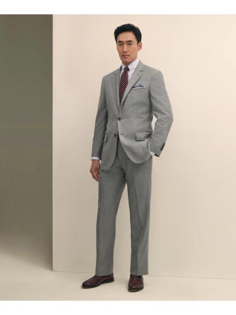 Brooks Brothers Traditional Fit Wool Sharkskin 1818 Suit