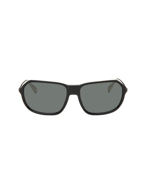 JACQUEMUS Black Linda Farrow Edition 'The Mimosa' Sunglasses