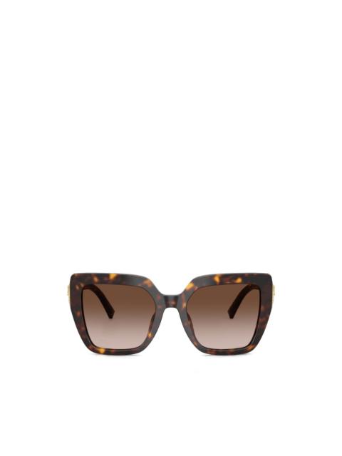 Dolce & Gabbana tortoiseshell-effect square-frame sunglasses