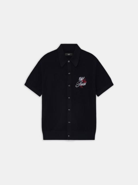 AMIRI CLUB AMIRI CROCHET SHIRT