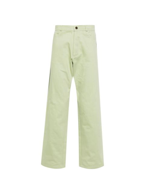 ROBYN LYNCH piped-trim straight jeans