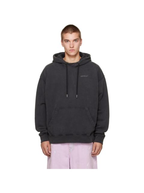 Off-White Black Rugs Arrow Skate Hoodie