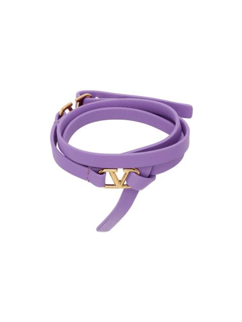 Purple VLogo Bracelet