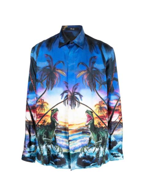 PHILIPP PLEIN Hawaii printed shirt