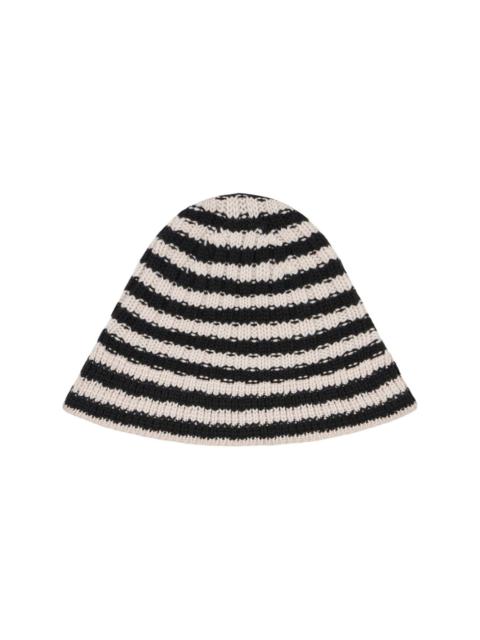 striped wool beanie