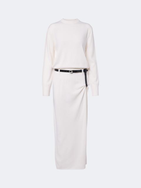 COPERNI Belted wool and cashmere sweater dress