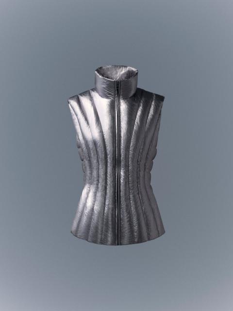 MACKAGE LILYAN-M Metallic Laminate Light Down Vest