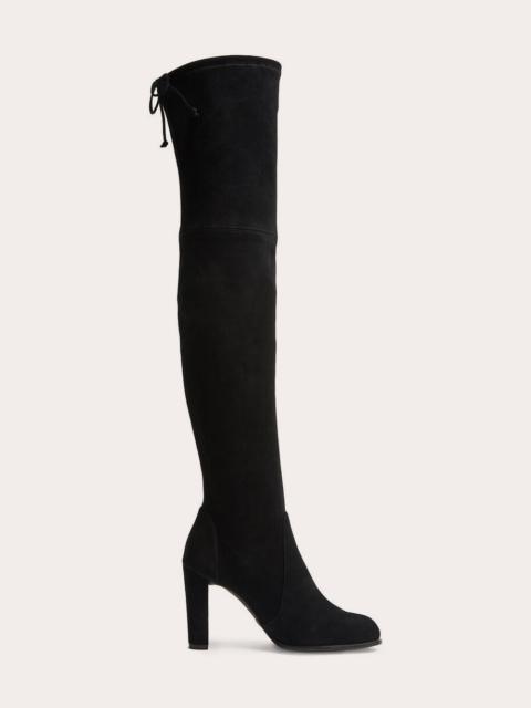 Stuart Weitzman Highland Stretch-Leather Over-the-Knee Boot