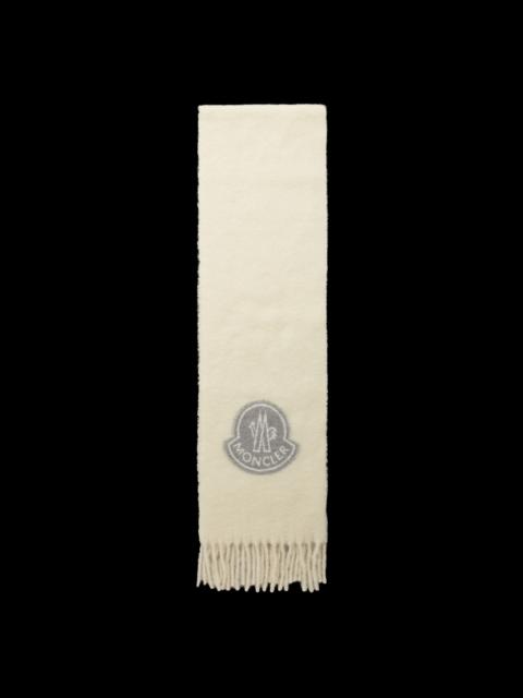 Moncler Logo Wool Scarf