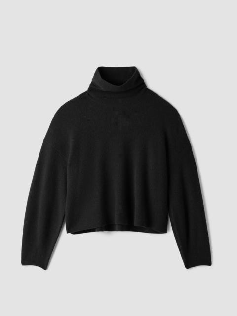 EILEEN FISHER Italian Cashmere Turtleneck Top