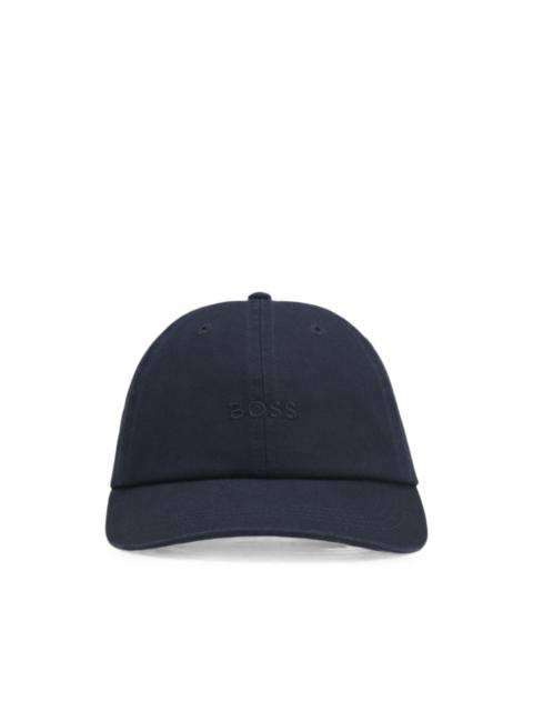 BOSS logo-embroidered cap
