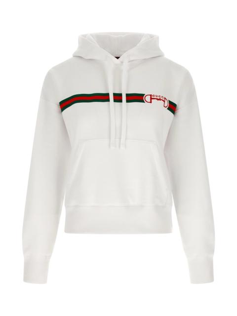 'Morsetto Gucci' embroidery hoodie